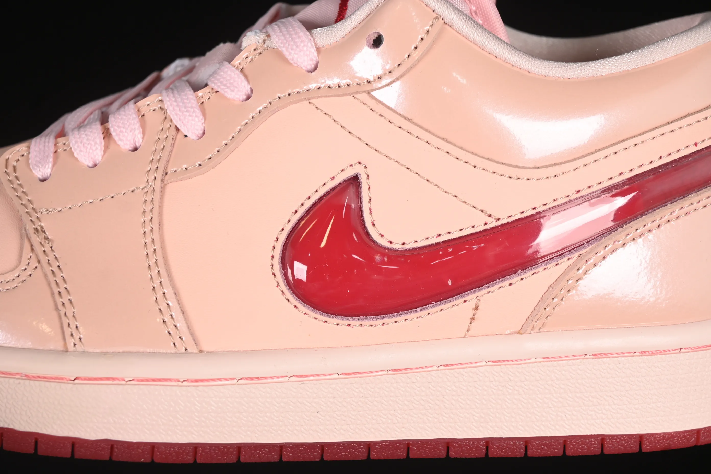 All categories Air Jordan Jordan series basketball shoes Air Jordan 1 Low Air Jordan 1 Low AJ1 Joe 1 Valentine's Day Jelly Pink Low-top cultural basketball shoes HF3174-600